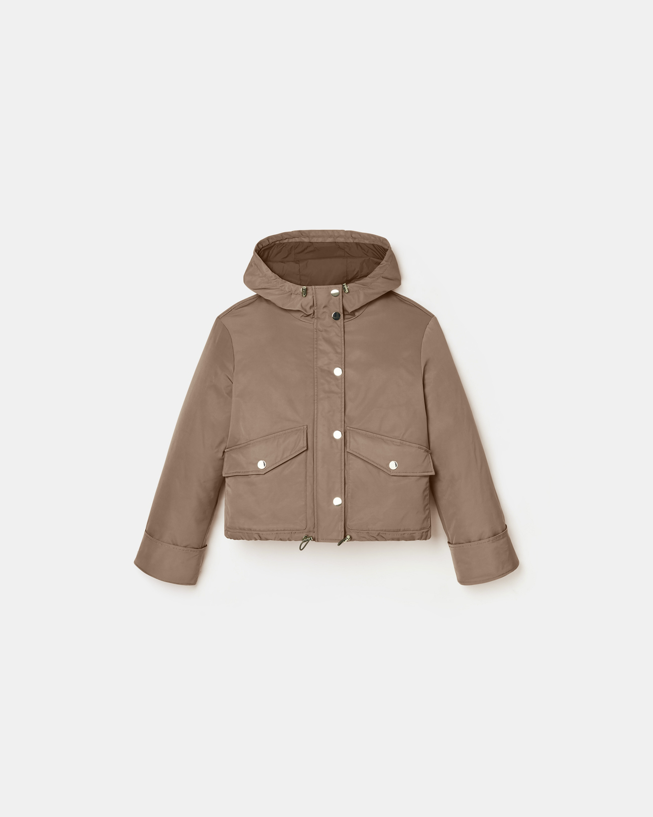 Manteau Maewenn Manteau court en nylon kaki ZAPA