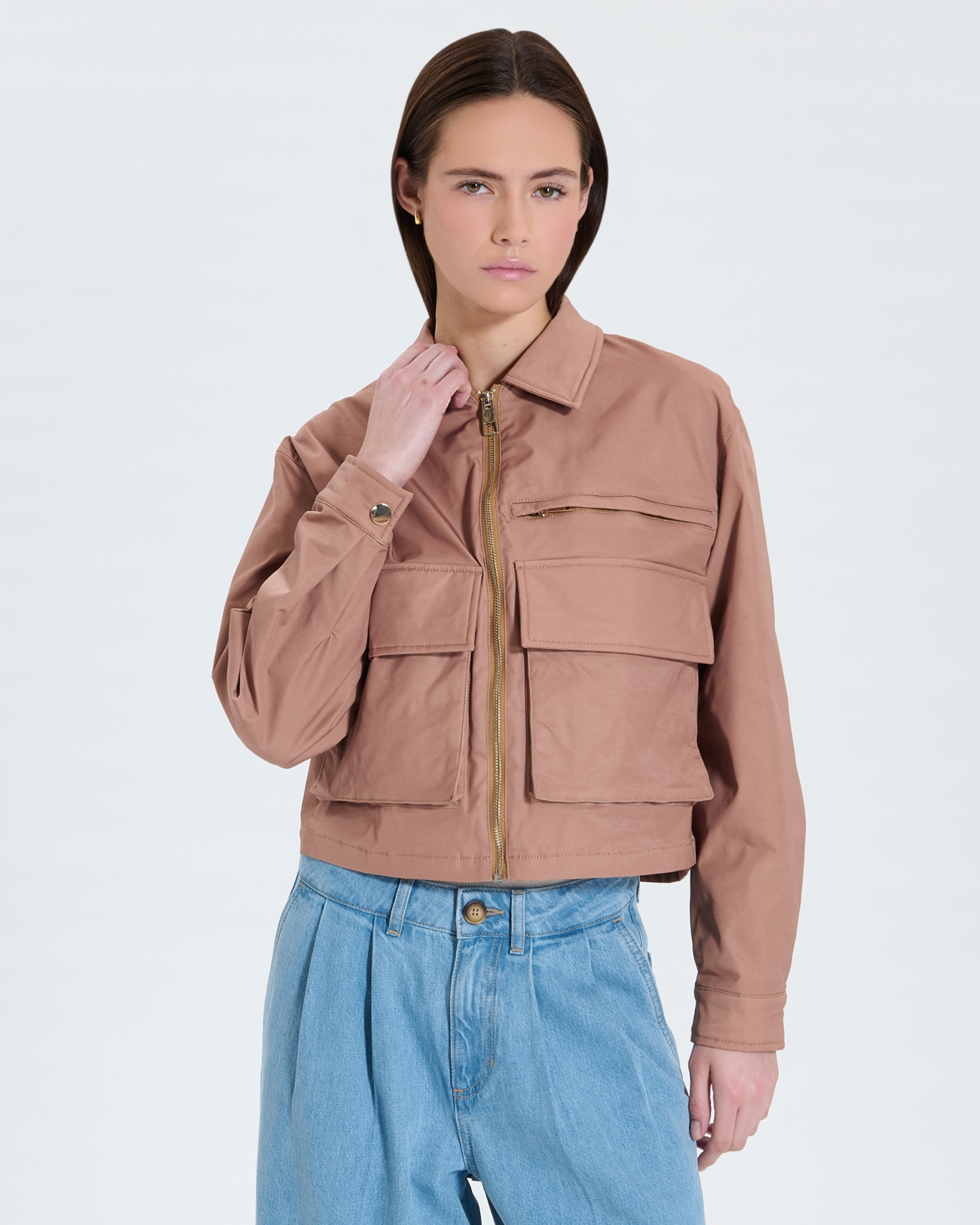 Manteau Meloe Manteau court camel ZAPA
