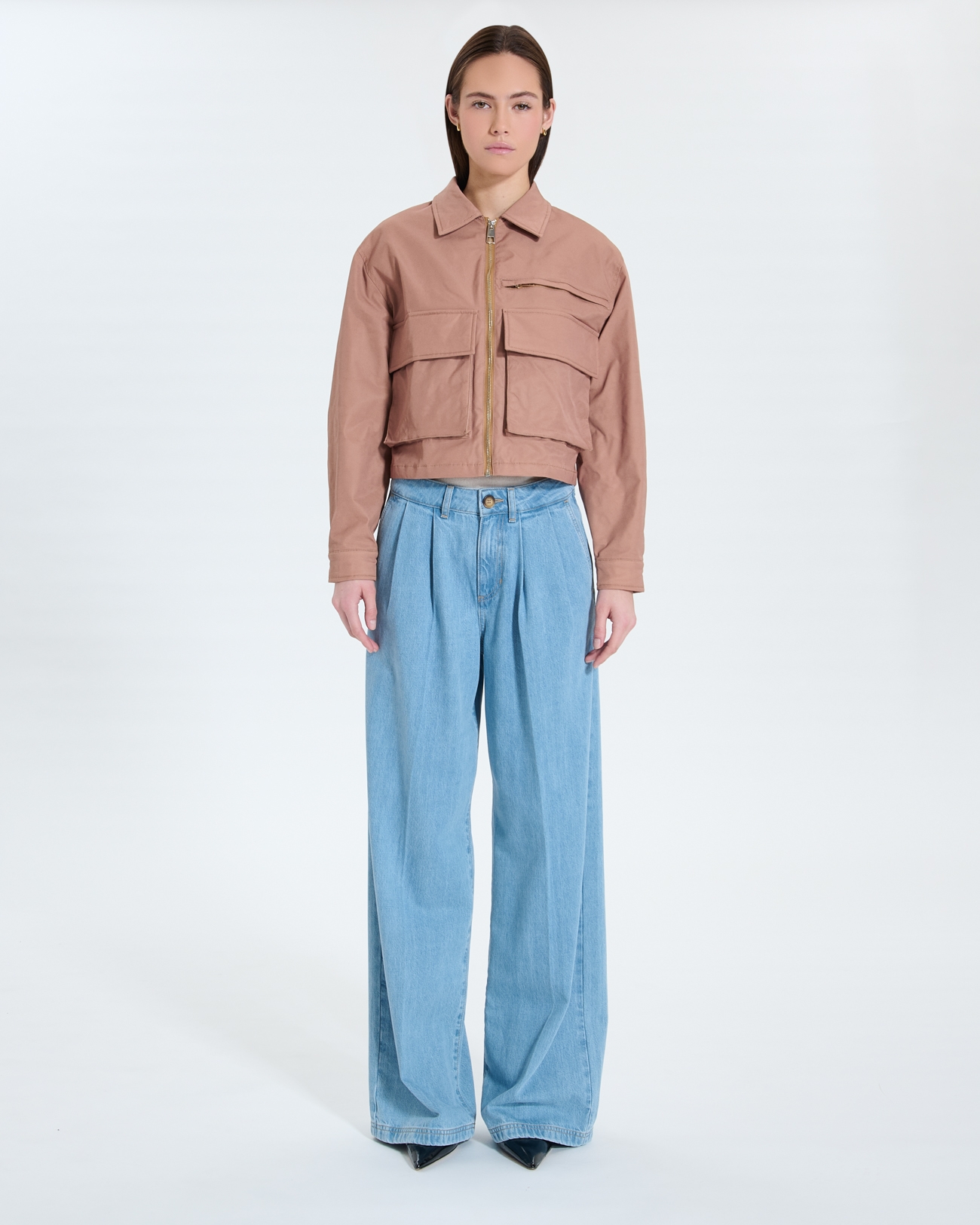 Manteau Meloe Manteau court camel ZAPA