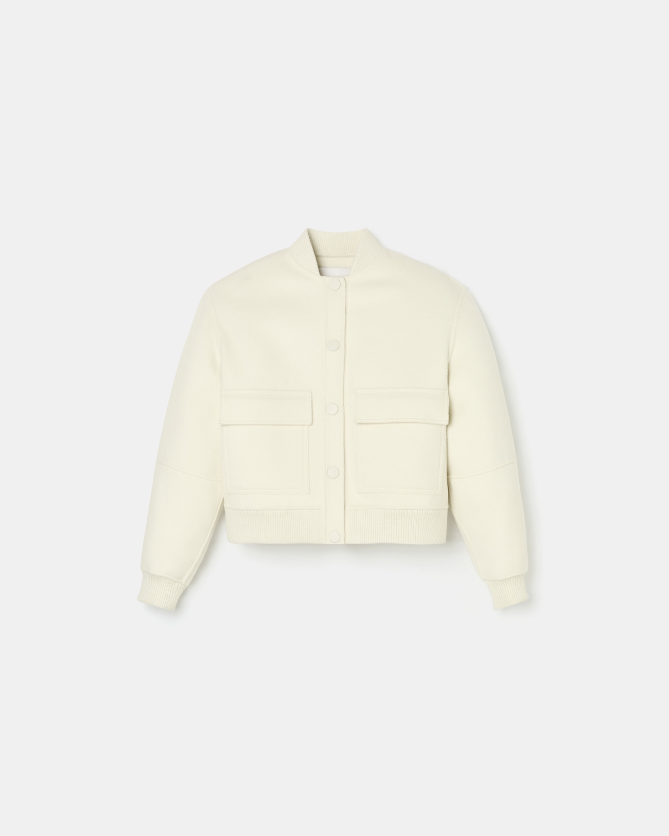 Manteau Maevan Manteau court double face &eacute;cru ZAPA