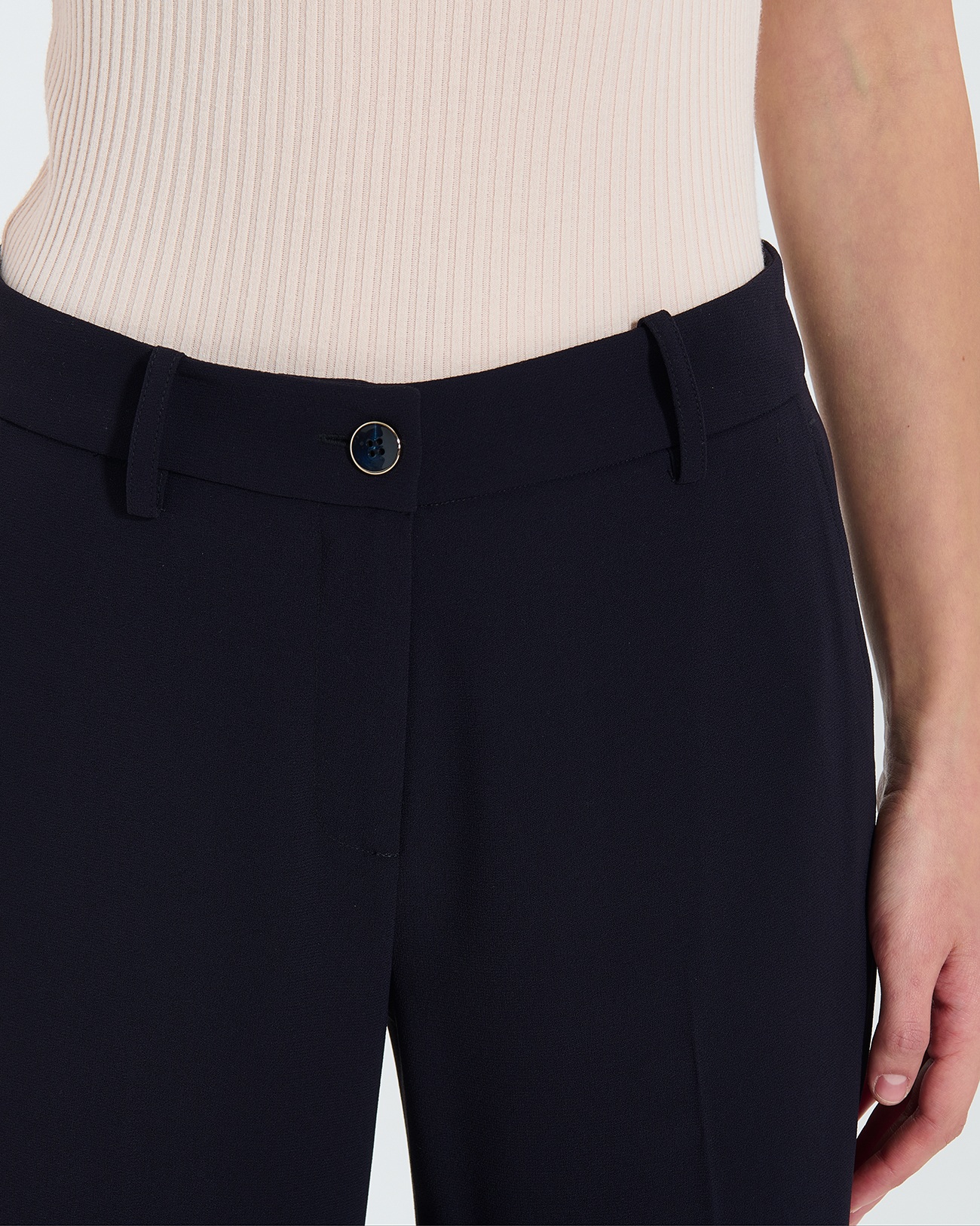 Pantalon Parly Pantalon fluide en cr&ecirc;pe nocturne ZAPA