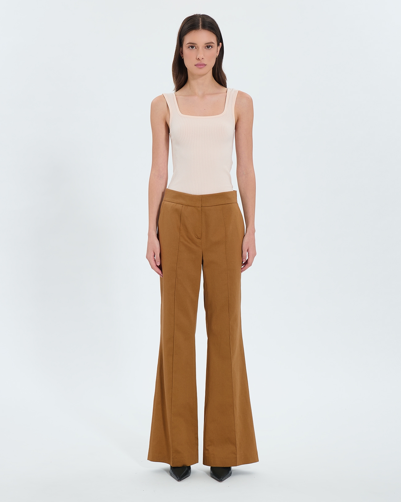 Pantalon Pervenche Pantalon fluide tabac ZAPA