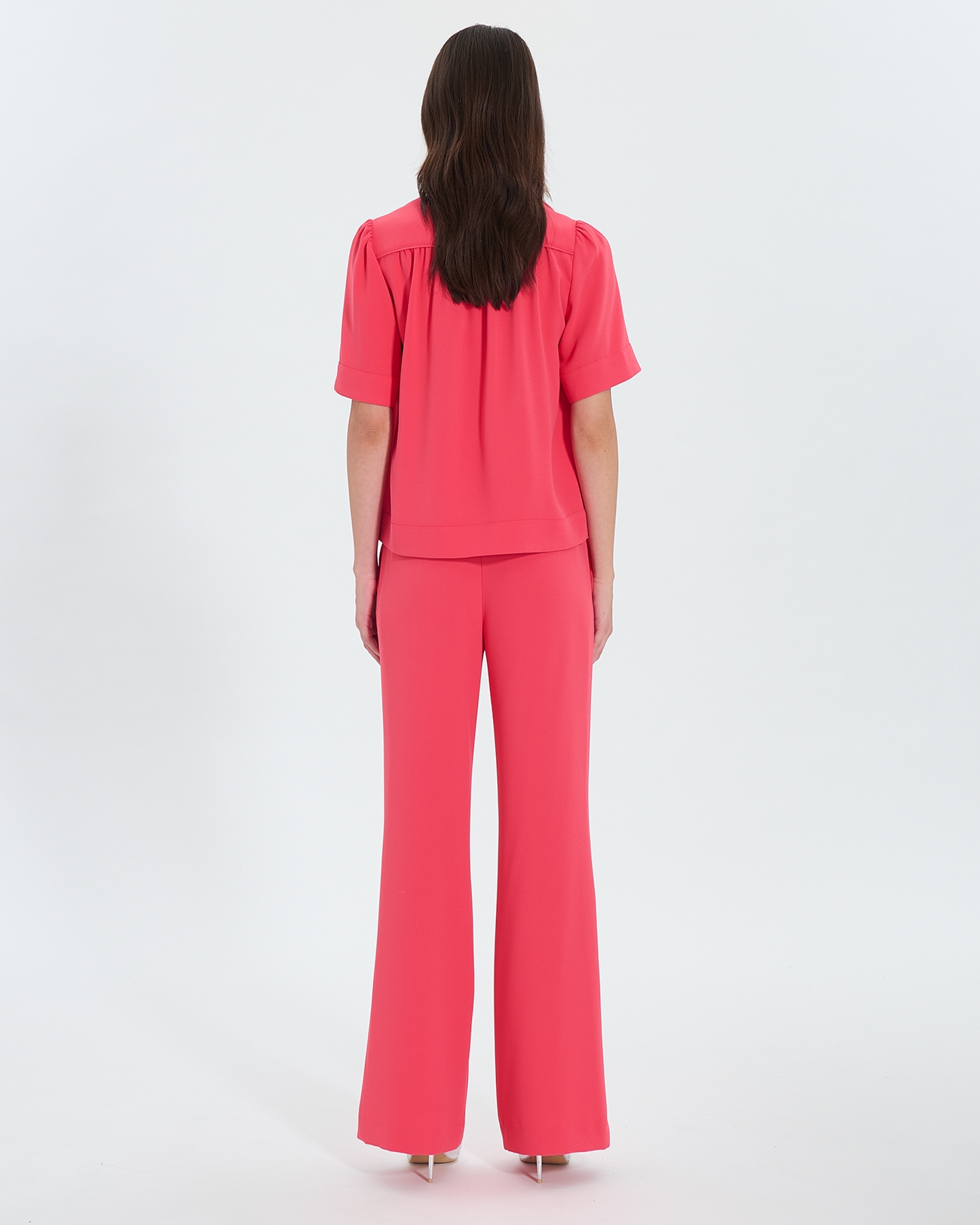 Pantalon Pervenche Pantalon fluide corail ZAPA