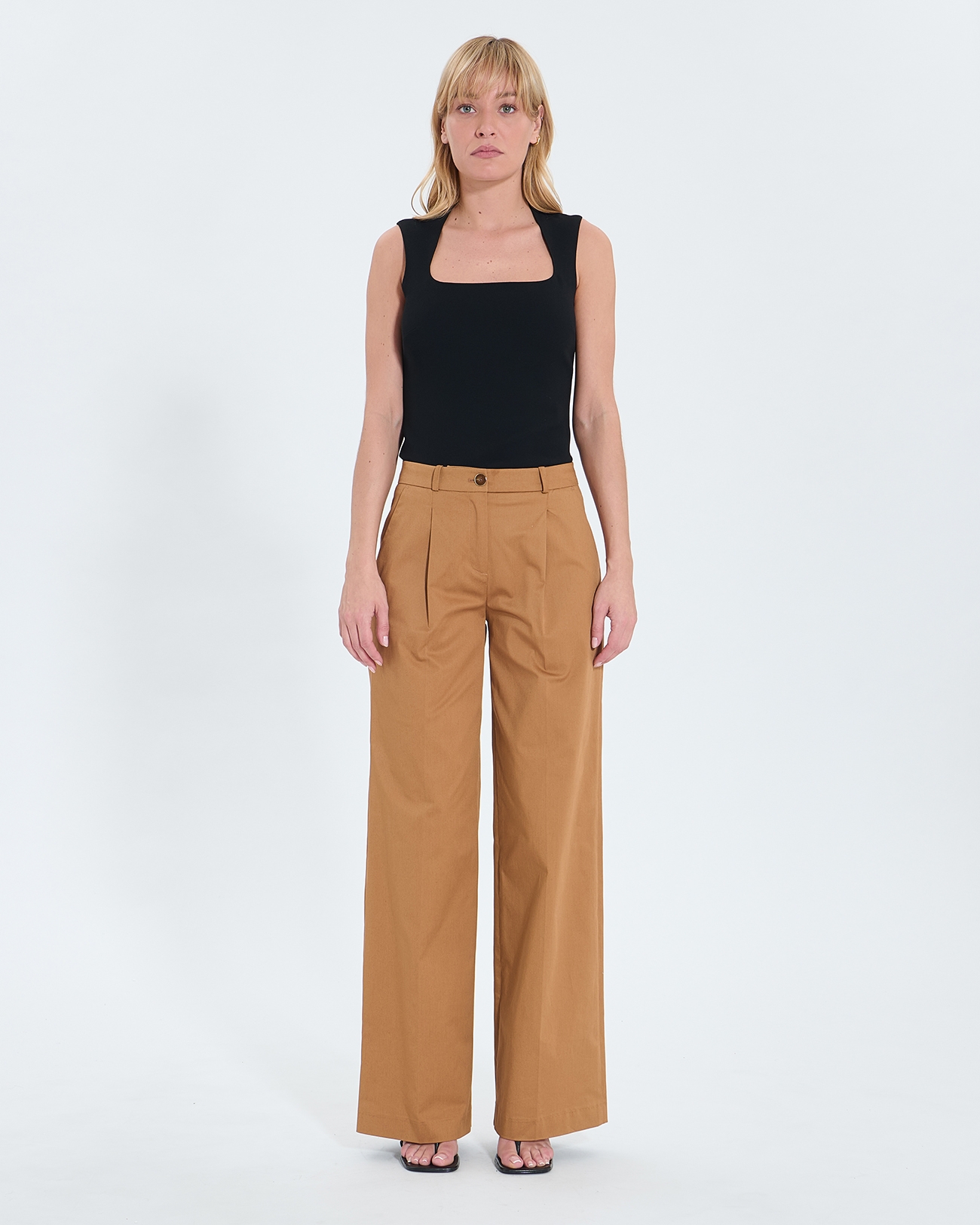 Pantalon Pleyel Pantalon fluide tabac ZAPA