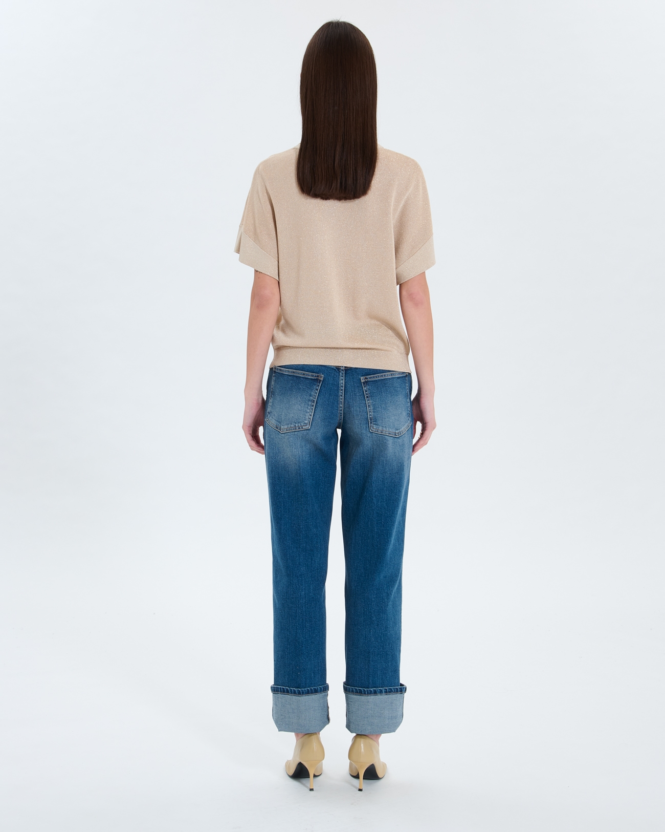 Pull Pradel Pull fin champagne paillet&eacute; ZAPA