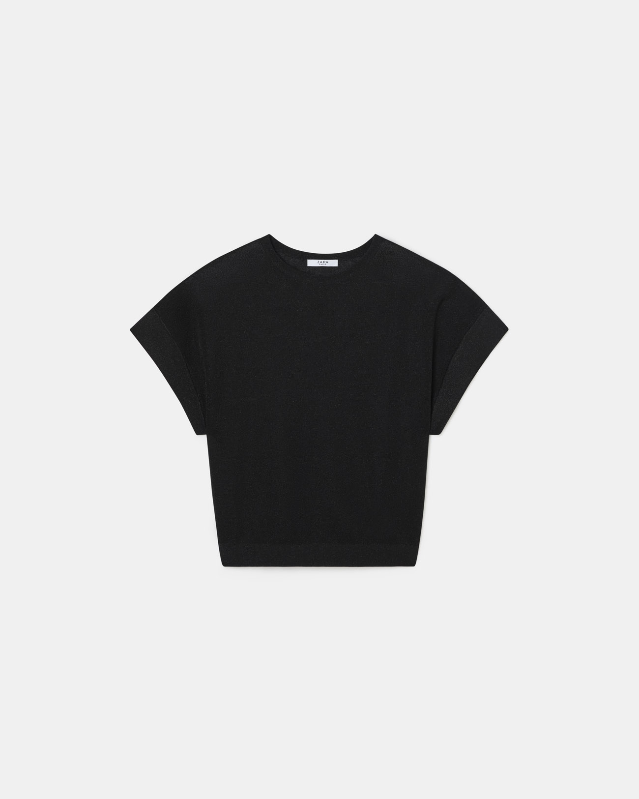 Pull Pradel Pull fin noir paillet&eacute; ZAPA