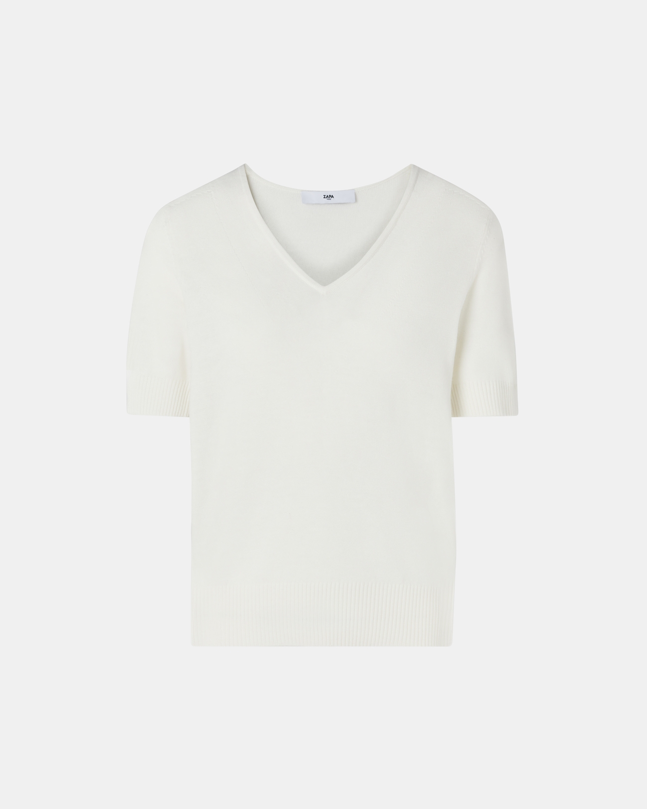 Pull Narvi Pull manches courtes &eacute;cru ZAPA
