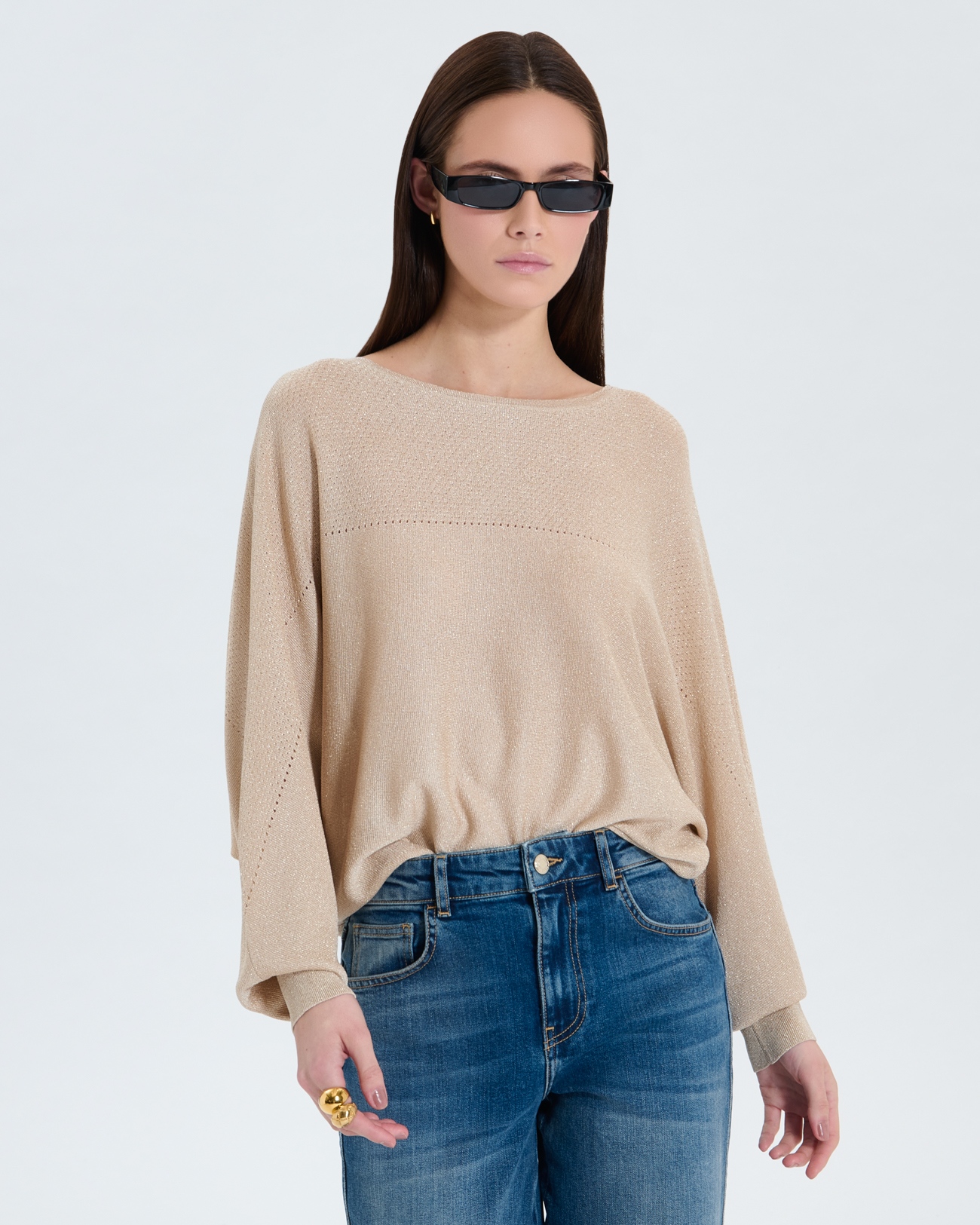 Pull Namanda Pull col bateau champagne ZAPA