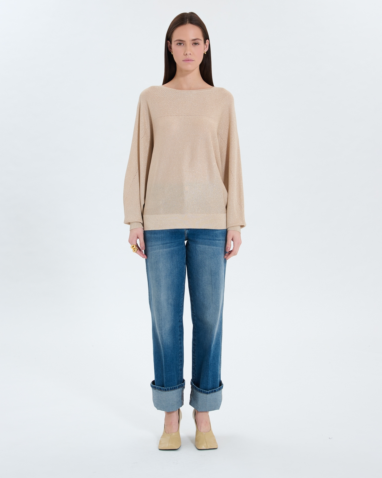 Pull Namanda Pull col bateau champagne ZAPA