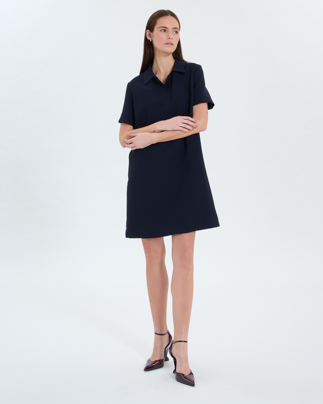 Robe Rodeo Robe chemise en cr&ecirc;pe nocturne ZAPA