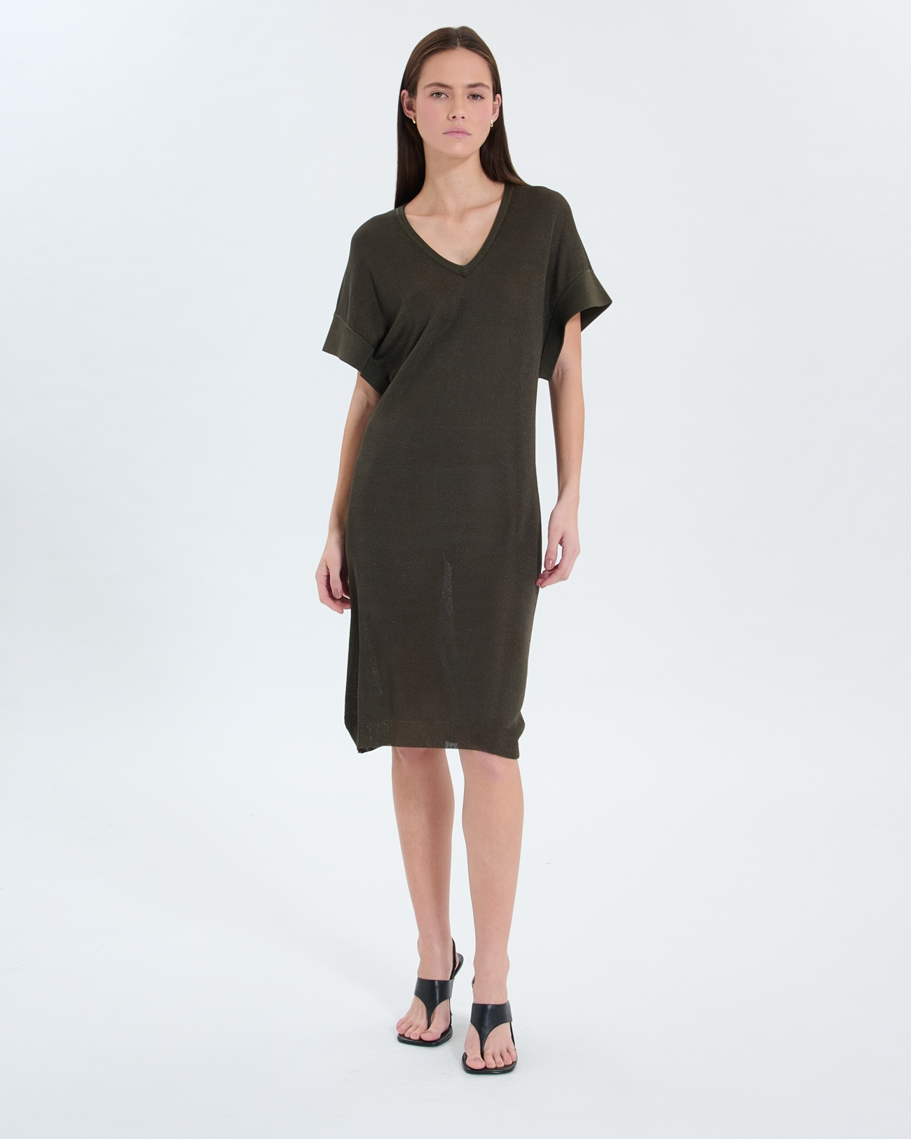 Robe Rady Robe en maille fine kaki ZAPA