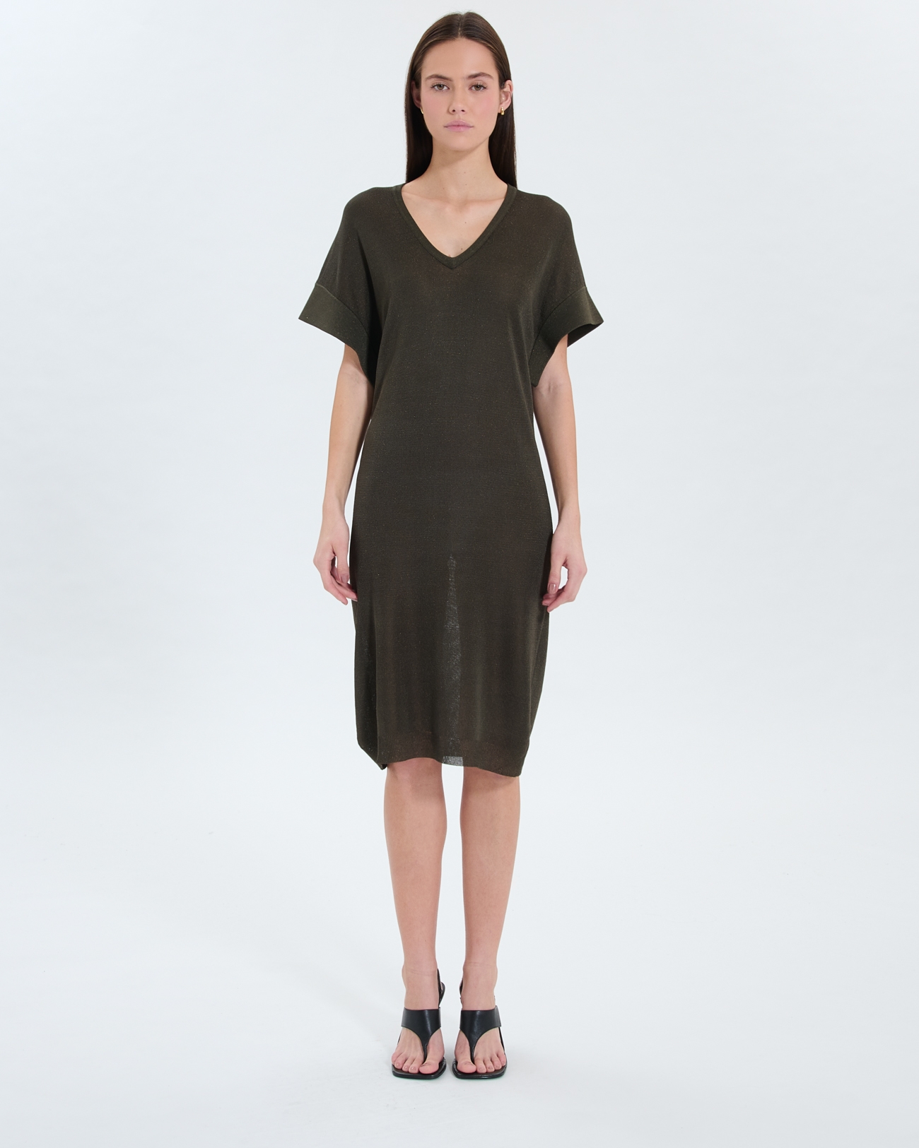 Robe Rady Robe en maille fine kaki ZAPA
