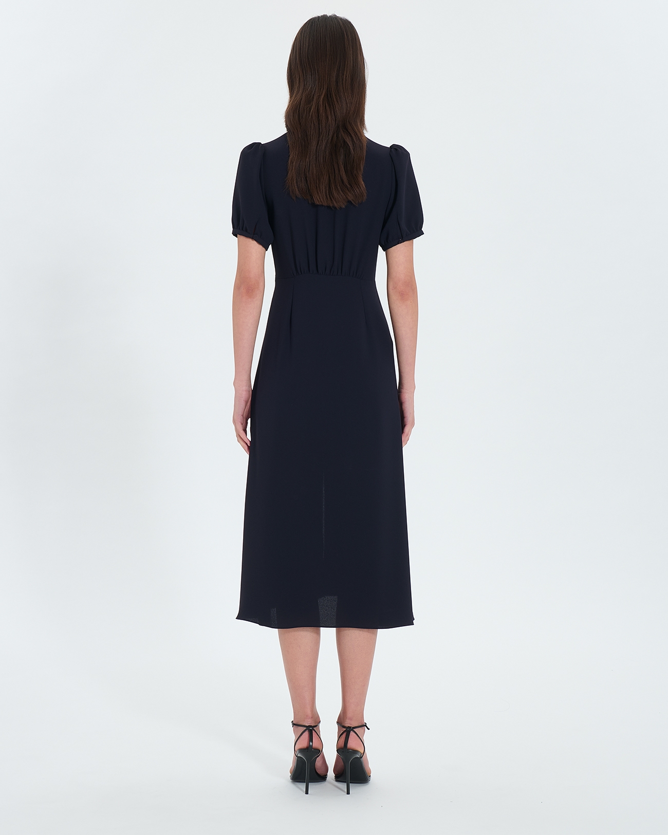 Robe Romarine Robe midi en cr&ecirc;pe nocturne ZAPA