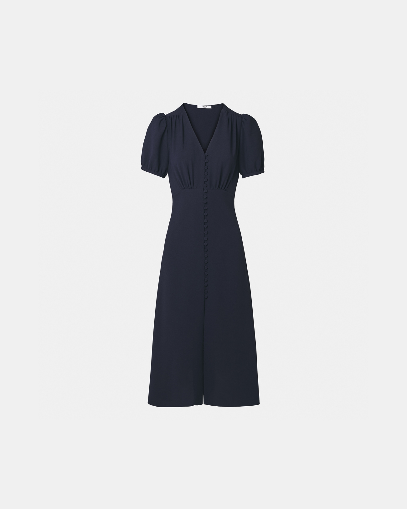 Robe Romarine Robe midi en cr&ecirc;pe nocturne ZAPA