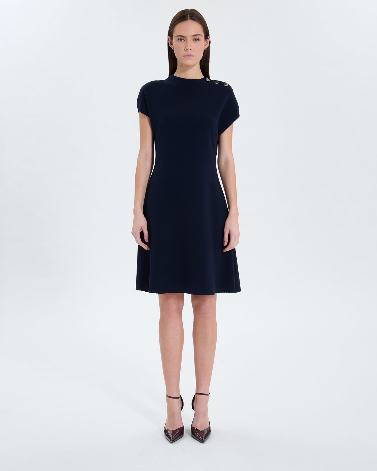 Robe Reign Robe courte en maille nocturne ZAPA