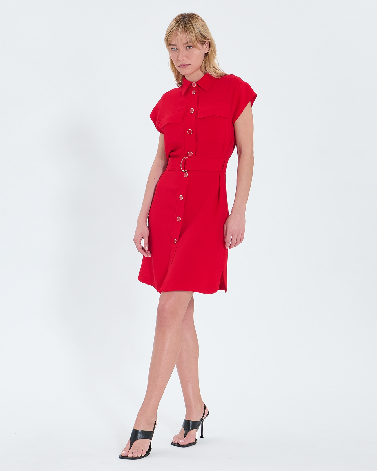 Robe Rosen Robe chemise rouge ZAPA