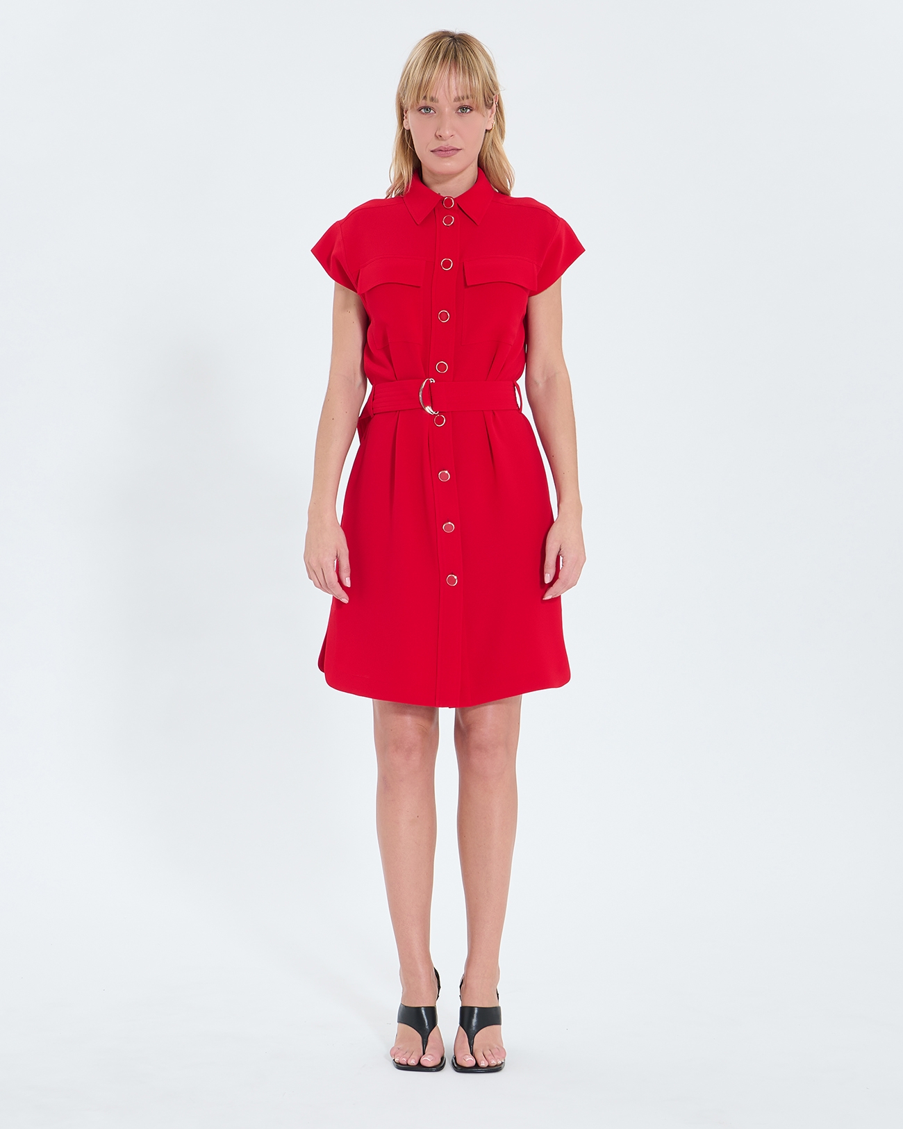 Robe Rosen Robe chemise rouge ZAPA