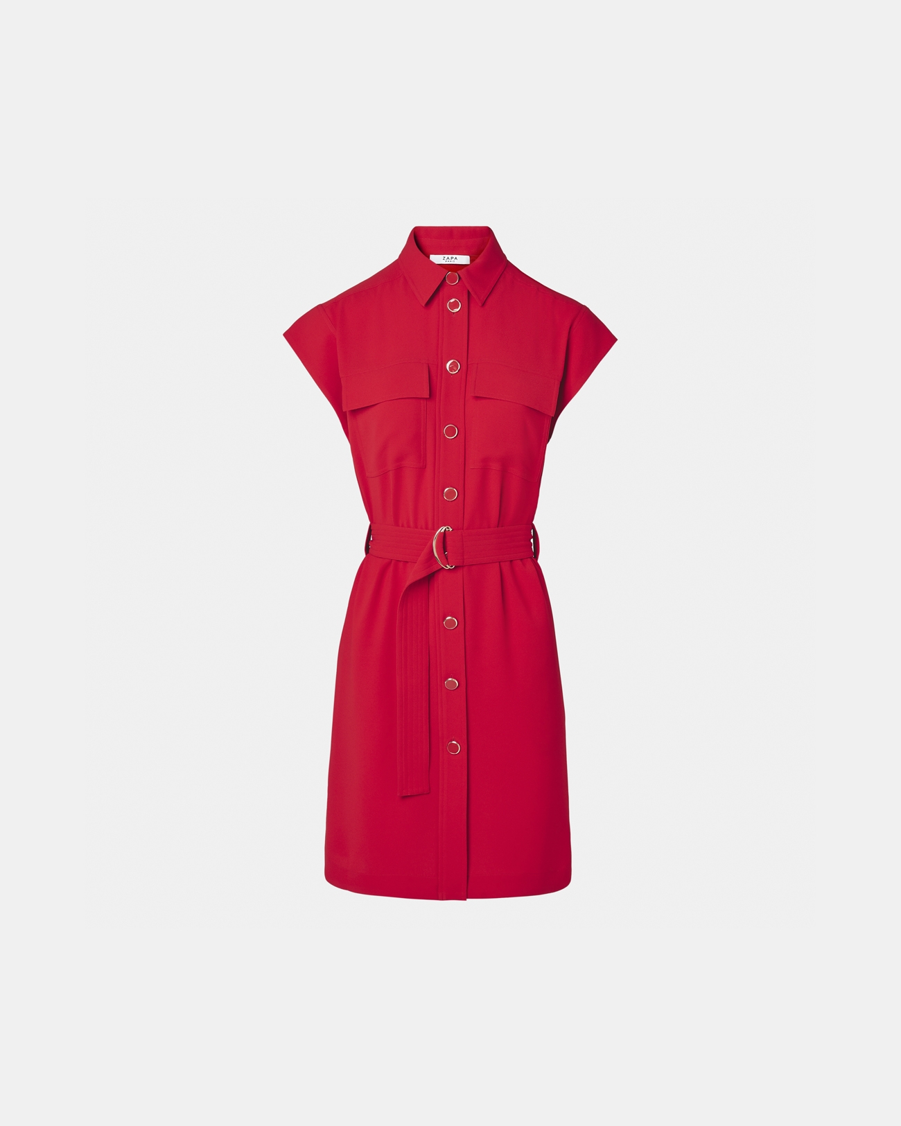 Robe Rosen Robe chemise rouge ZAPA