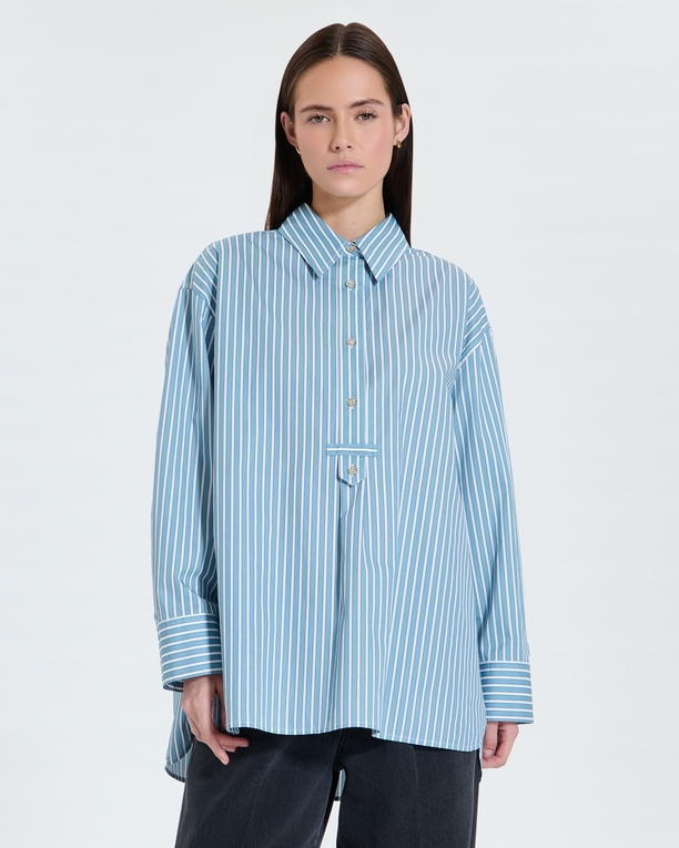Chemise Casablanca Chemise oversize à rayures ZAPA
