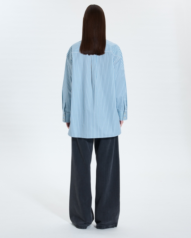 Chemise Casablanca Chemise oversize à rayures ZAPA