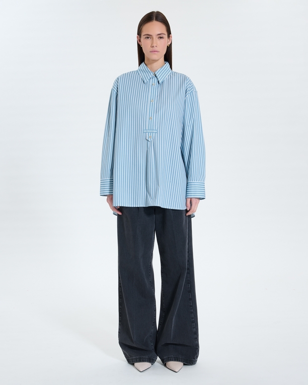 Chemise Casablanca Chemise oversize à rayures ZAPA