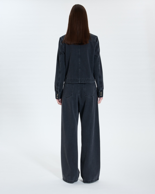 Chemise Coline Chemise en jean noire ZAPA