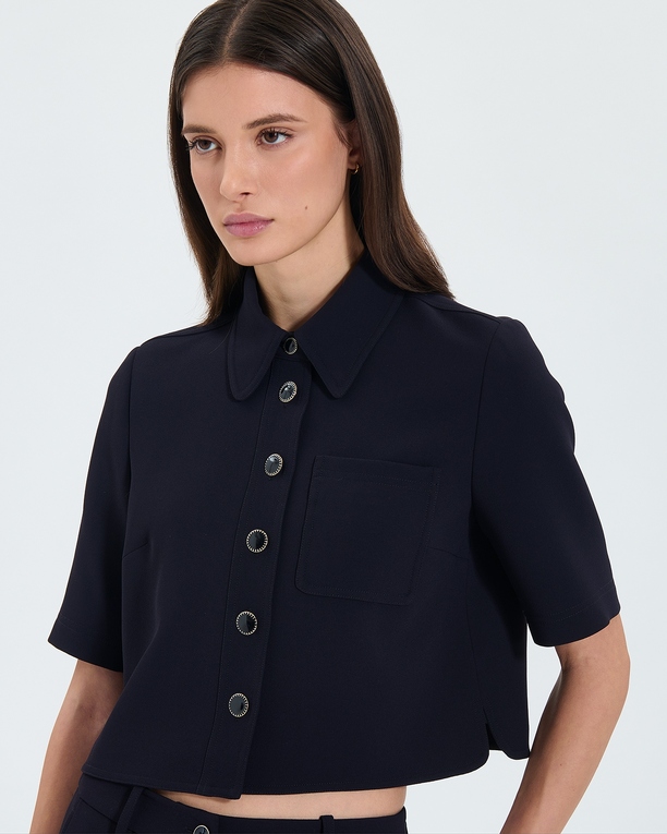 Veste Parka Zapa Taille 46 Noir - Occasion Très Bon état - Manteau Femme