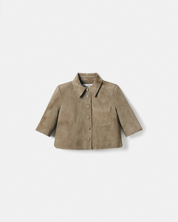Chemise Celina Chemise courte kaki ZAPA