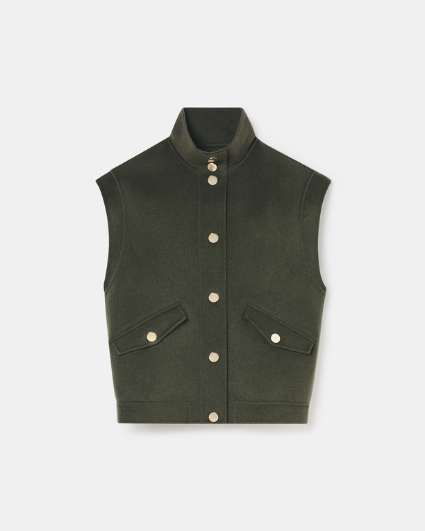 Veste Guo Veste sans manches kaki ZAPA