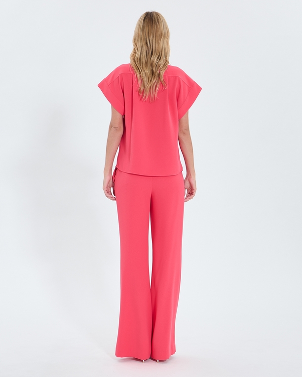 Top Tarina Chemise manches courtes corail ZAPA