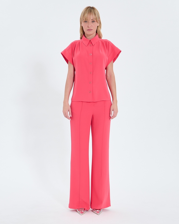 Top Tarina Chemise manches courtes corail ZAPA