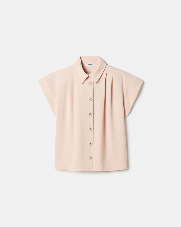 Top Tarina Chemise manches courtes nude ZAPA