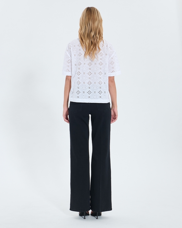 Top Teyma Top ample en broderie anglaise écrue ZAPA