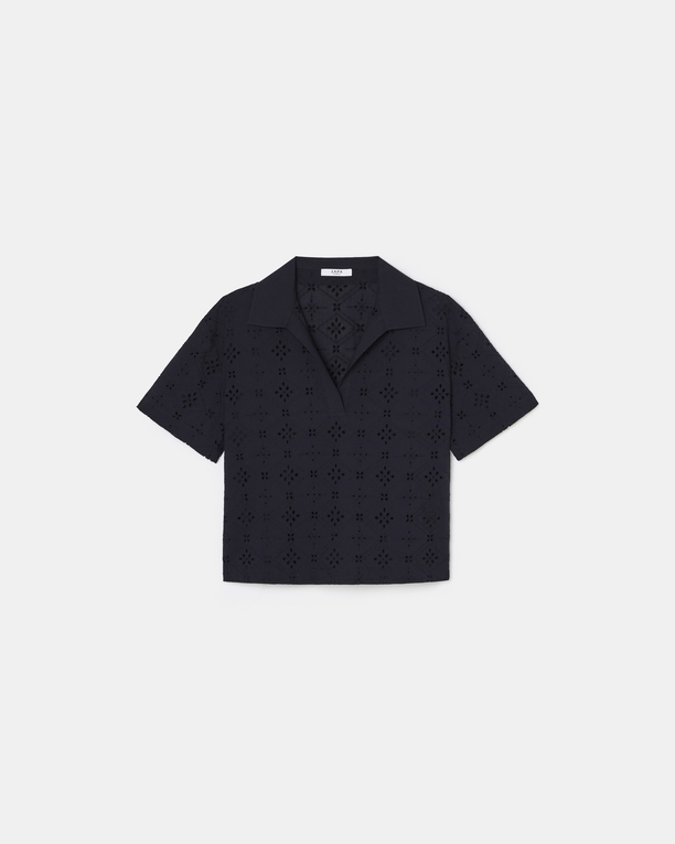Top Teyma Top ample en broderie anglaise nocturne ZAPA