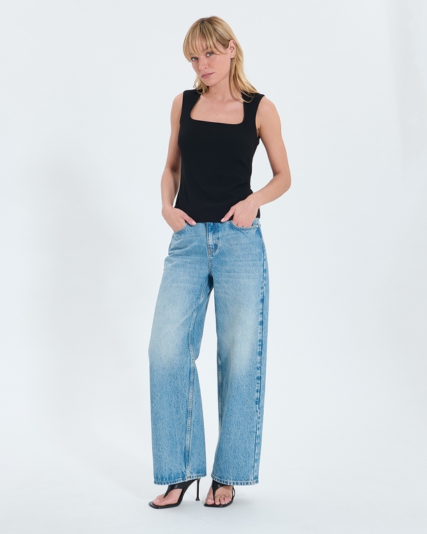 Top Thea Top ajusté noir ZAPA