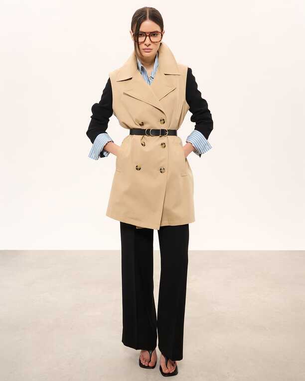 Trench Tadao Trench modulable beige ZAPA