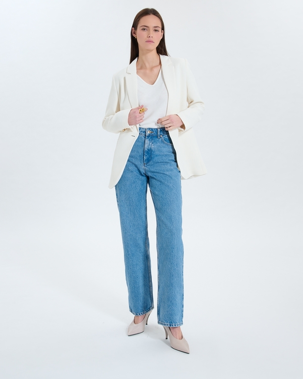 Jean Pam Jean mom baby blue ZAPA