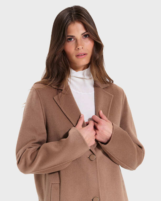 Manteau Matila Manteau mi-long camel ZAPA