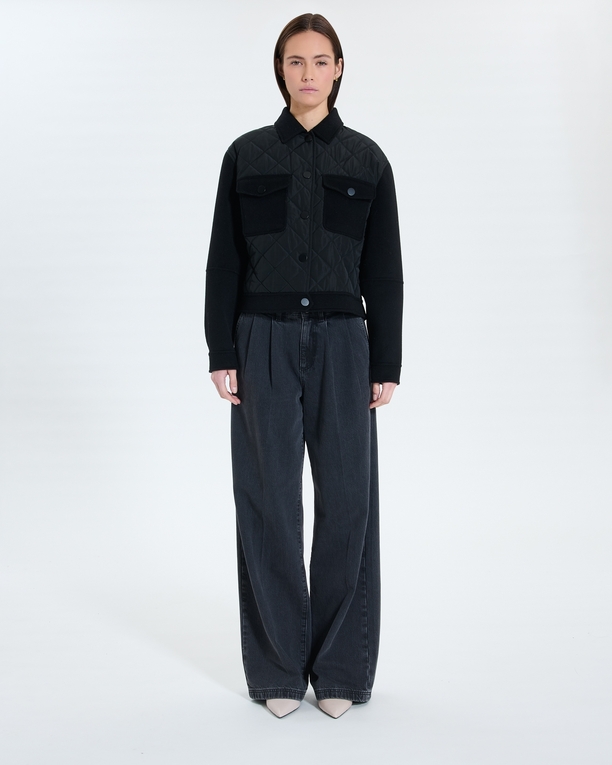 Manteau Malo Manteau court noir ZAPA
