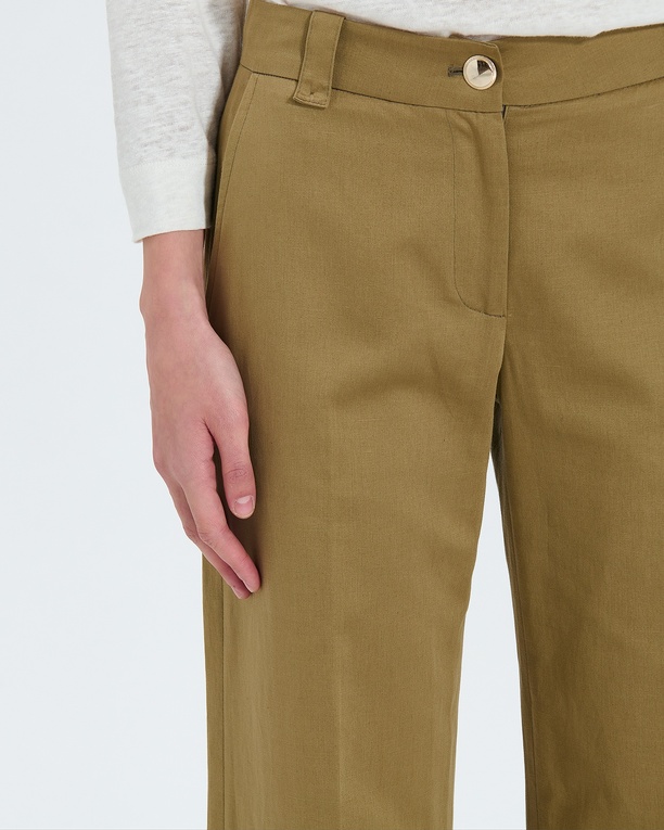 Pantalon Parly Pantalon fluide kaki ZAPA