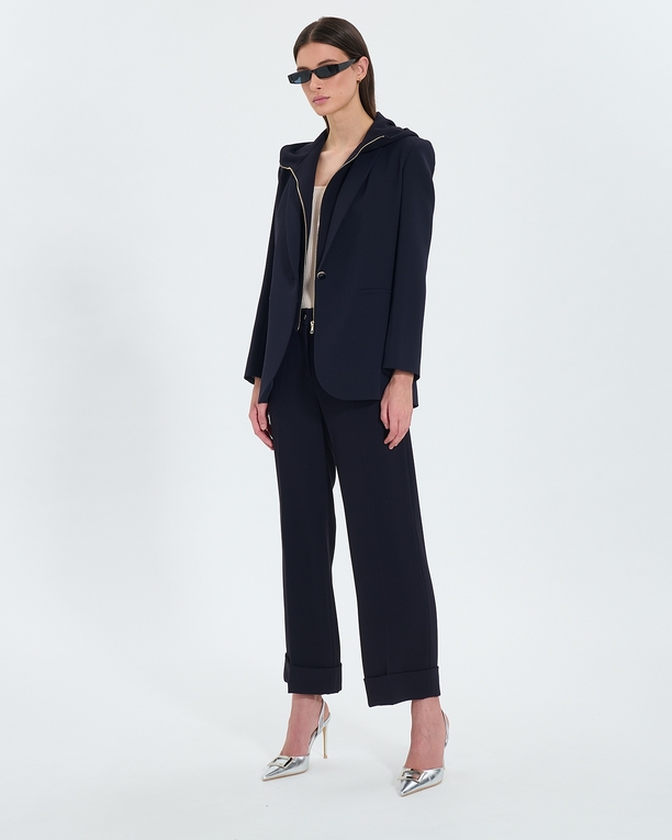 Pantalon Parly Pantalon fluide en crêpe nocturne ZAPA