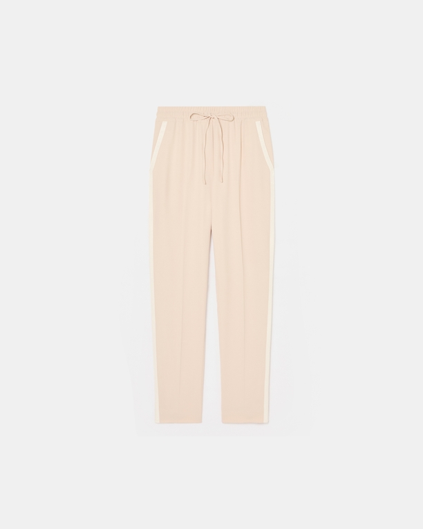 Pantalon Piel Pantalon ample en crêpe nude ZAPA
