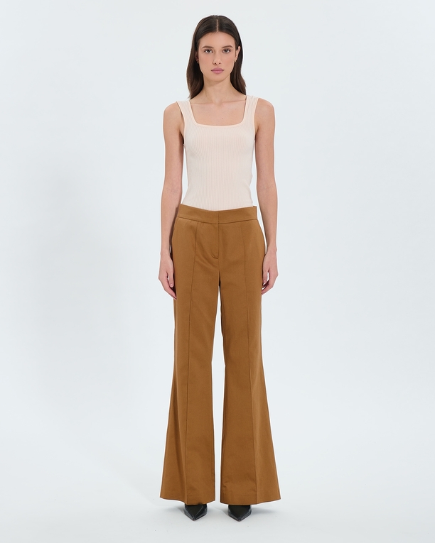 Pantalon Pervenche Pantalon fluide tabac ZAPA
