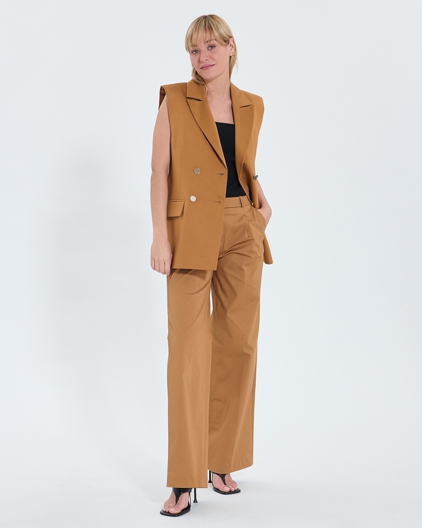 Pantalon Pleyel Pantalon fluide tabac ZAPA