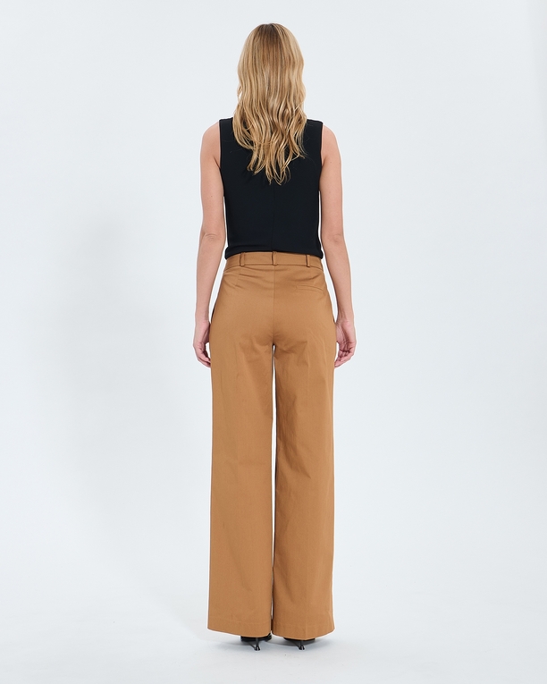Pantalon Pleyel Pantalon fluide tabac ZAPA