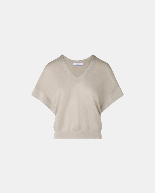 Pull Pradel Pull fin champagne pailleté ZAPA