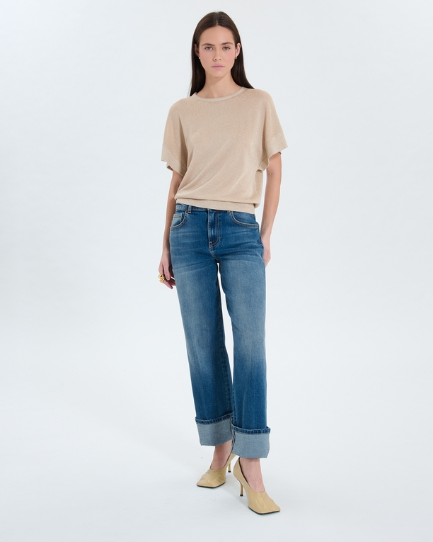 Pull Pradel Pull fin champagne pailleté ZAPA