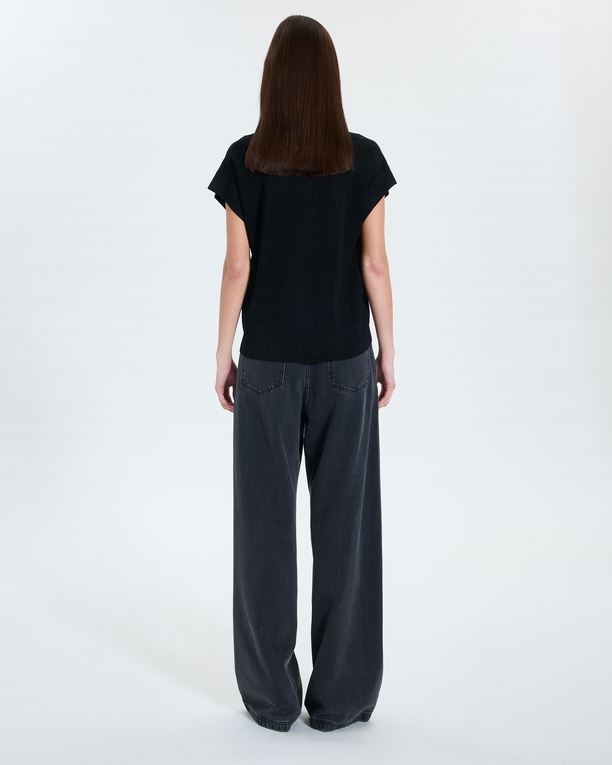 Pull Pradel Pull fin noir pailleté ZAPA