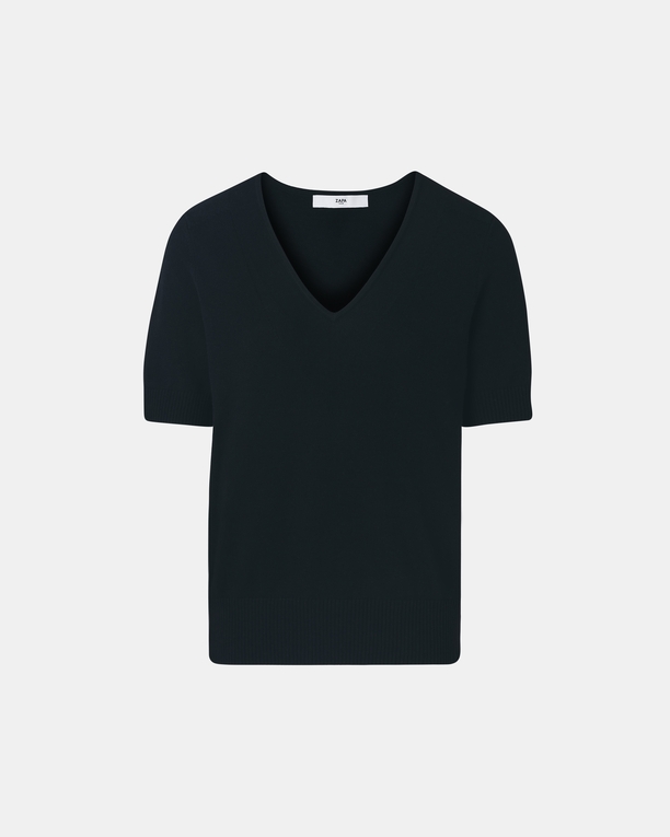 Pull Narvi Pull manches courtes noir ZAPA