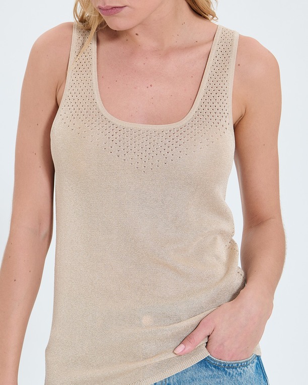 Pull Nowels Pull sans manches champagne ZAPA